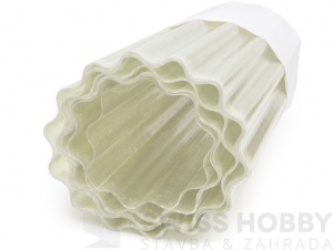 Sklolaminátová vlnitá role Guttagliss PES - opál (celá role) - 2 x 30 m Sklolaminátová vlnitá role Guttagliss PES - opál (celá role) - 2 x 30 m