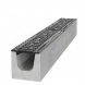 Betonový žlab B125 s litinovou mříží H160 (1000 x 145 x 160 mm)