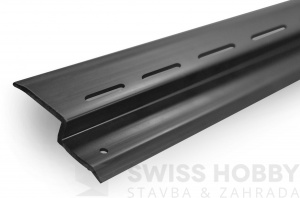 Ukončovací lišta VENTI N - černá Ukončovací lišta VENTI N - černá