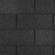 Asfaltový šindel Guttatec Topglass Rectangular - 0,333 x 1 m, černá