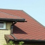 Střecha asfaltový šindel Guttatec Hexagonal červený, 5 let záruka