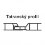 Detail napojení plastové palubka Tatranský profil