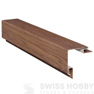 Rohový profil WOOD SIDING SV-12 - zlatý dub