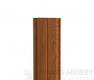 Plechová plotovka Spazio rovná - dekor Zlatý dub Plechová plotovka Spazio rovná - dekor Zlatý dub