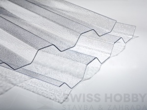 Palram Trapéz polykarbonátová deska - čirá 2500 x 1060 mm Palram Trapéz polykarbonátová deska - čirá 2500 x 1060 mm