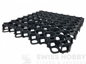 Zatravňovací dlaždice Profi Garden 50 x 50 x 6,2 cm - černá Zatravňovací dlaždice Profi Garden 50 x 50 x 6,2 cm - černá