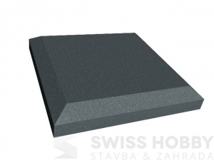 Krytka plotového sloupku DuoFuse DF1C11 - grafitová černá Krytka plotového sloupku DuoFuse DF1C11 - grafitová černá