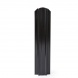 Plechová plotovka Forte jednostranná oblá - černá RAL 9005 lesk
