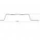 Plechová plotovka Sicuro jednostranná oblá - grafit RAL 7024 lesk