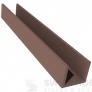 Plotový U-profil velký DuoFuse DF4U40 - tropická hnědá Plotový U-profil velký DuoFuse DF4U40 - tropická hnědá