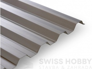 Polykarbonátová trapézová deska bronzová 5000 x 1045 mm Polykarbonátová trapézová deska bronzová 5000 x 1045 mm