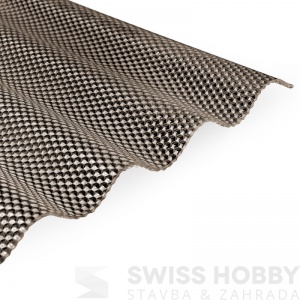 Polykarbonátová vlnitá deska Palram WBH STRONG - bronz Polykarbonátová vlnitá deska Palram WBH STRONG - bronz