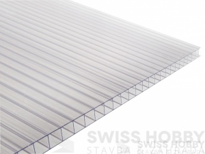 Polykarbonátová deska Guttagliss DUAL BOX 4 mm - čirá Polykarbonátová deska Guttagliss DUAL BOX 4 mm - čirá