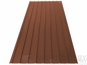 Trapézový plech Guttatop T12 - 2000 x 910 mm - RAL 8017 Trapézový plech Guttatop T12 - 2000 x 910 mm - RAL 8017