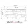 Fasádní obklad NOVIK STACKED STONE Fasádní obklad NOVIK STACKED STONE