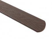 Plotové prkno WPC Oak Brown - oblé