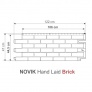 Fasádní obklad NOVIK HAND LAID BRICK HL100 - 110 Red Blend