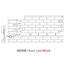 Fasádní obklad NOVIK HAND LAID BRICK HL100 - 110 Red Blend