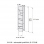 Univerzální profil (kout/římsa) SOLID STONE - rozměry Univerzální profil (kout/římsa) SOLID STONE - rozměry