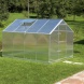 Zahradní skleník z polykarbonátu Gardentec F4 - 3 x 2,3 m